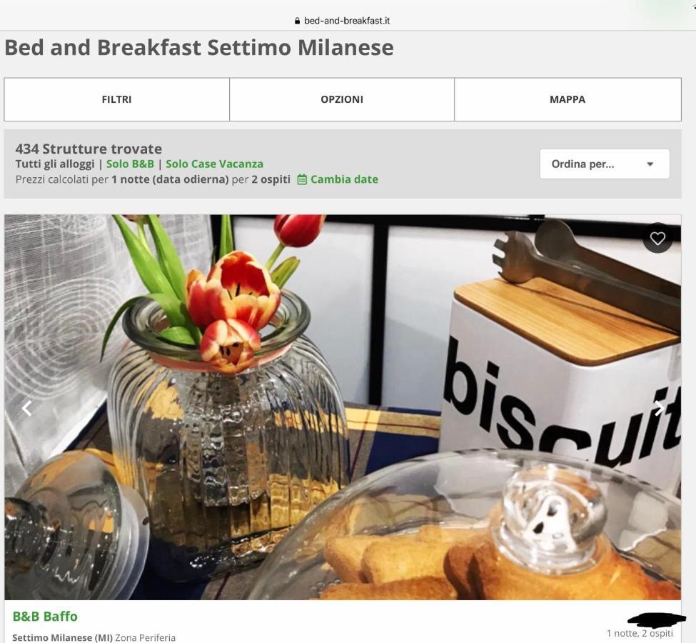 B & B Baffo Settimo Milanese Exterior photo